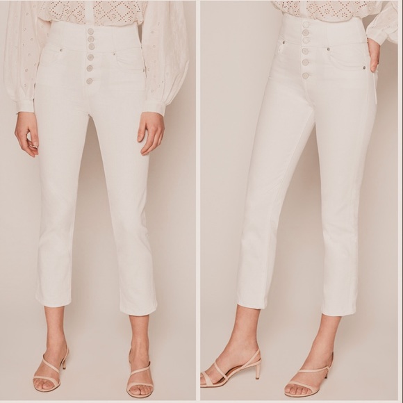 joie white jeans